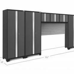 NewAge Products Garage Storage Bold Series Gray 6 Piece Cabinet Set 10 NewAge Products Garage Storage Bold Series Gray 6 Piece Cabinet Set