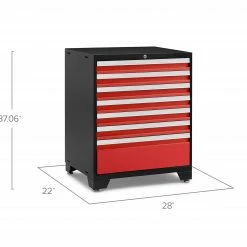NewAge Products Pro Series 28 In. 7-Drawer Tool Cabinet Garage Storage
