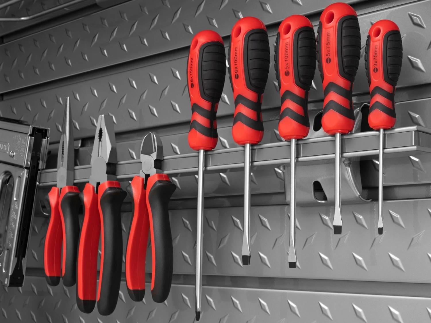 None Steel Slatwall 12-Piece Accessory Kit Garage Storage 5 None Steel Slatwall 12-Piece Accessory Kit Garage Storage