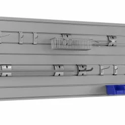 NewAge Products Garage Storage PVC Slatwall 12-Piece Accessory Kit