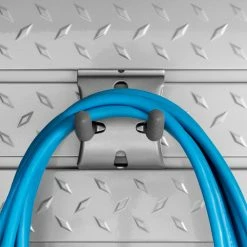 NewAge Products Garage Storage PVC Slatwall 20-Piece Accessory Kit