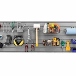 NewAge Products PVC Slatwall 20-Piece Accessory Kit