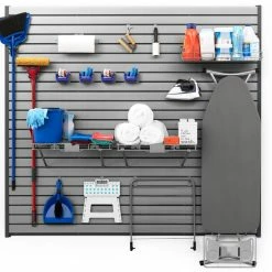NewAge Products Home & Laundry Slatwall Hook Kit Garage Storage