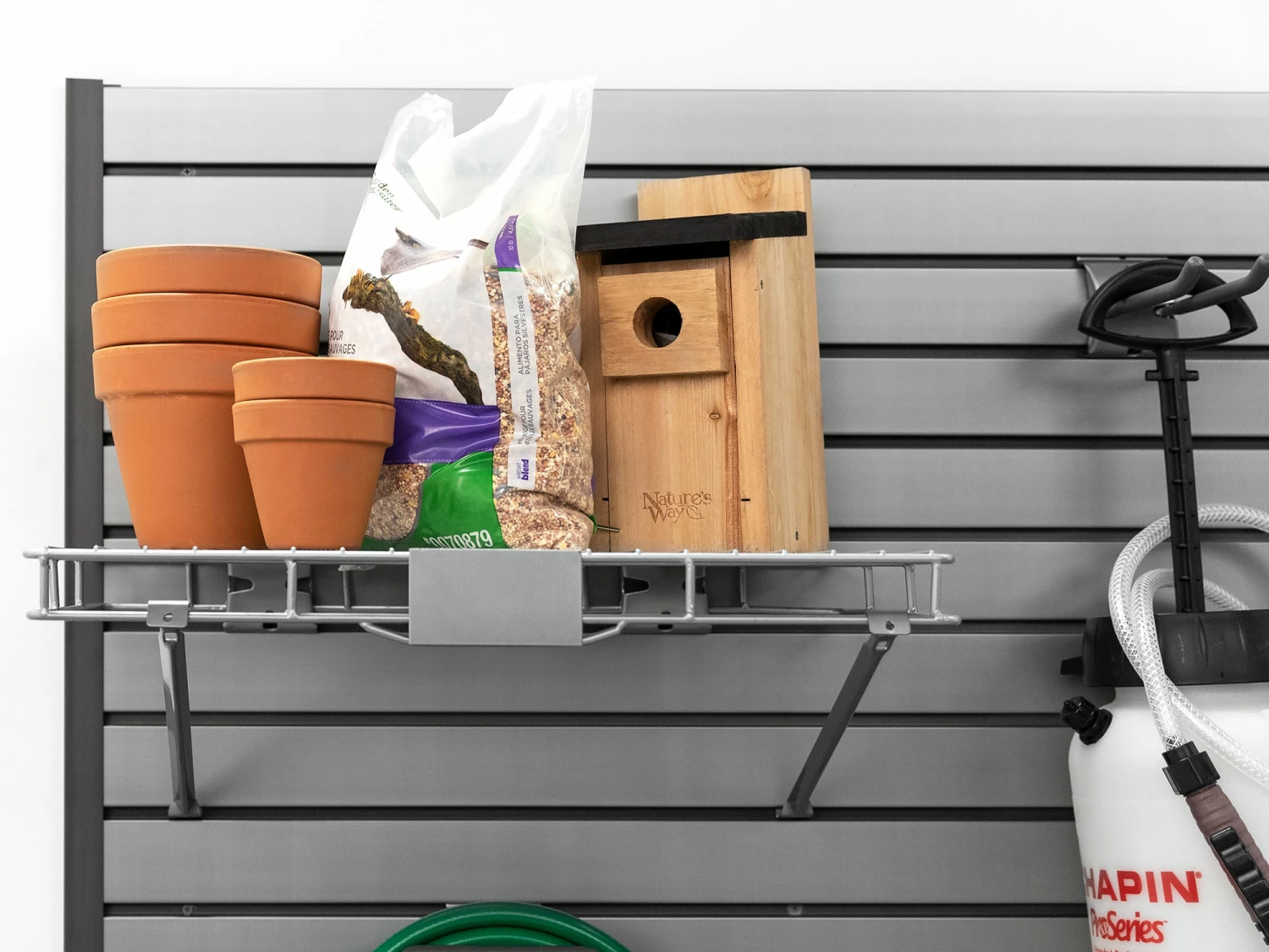 NewAge Products Gardener Slatwall Hook Kit Garage Storage 6 NewAge Products Gardener Slatwall Hook Kit Garage Storage