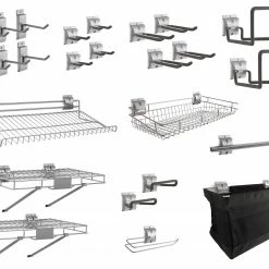NewAge Products Gardener Slatwall Hook Kit Garage Storage