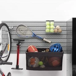 NewAge Products Pro Series 84 In. Diamond Plate Silver Slatwall Backsplash (2-Pack) And 40-Piece Accessory Kit 15 NewAge Products Pro Series 84 In. Diamond Plate Silver Slatwall Backsplash (2-Pack) And 40-Piece Accessory Kit