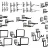 NewAge Products Garage Storage Universal Slatwall Hook Kit