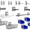NewAge Products PVC Slatwall 20-Piece Accessory Kit