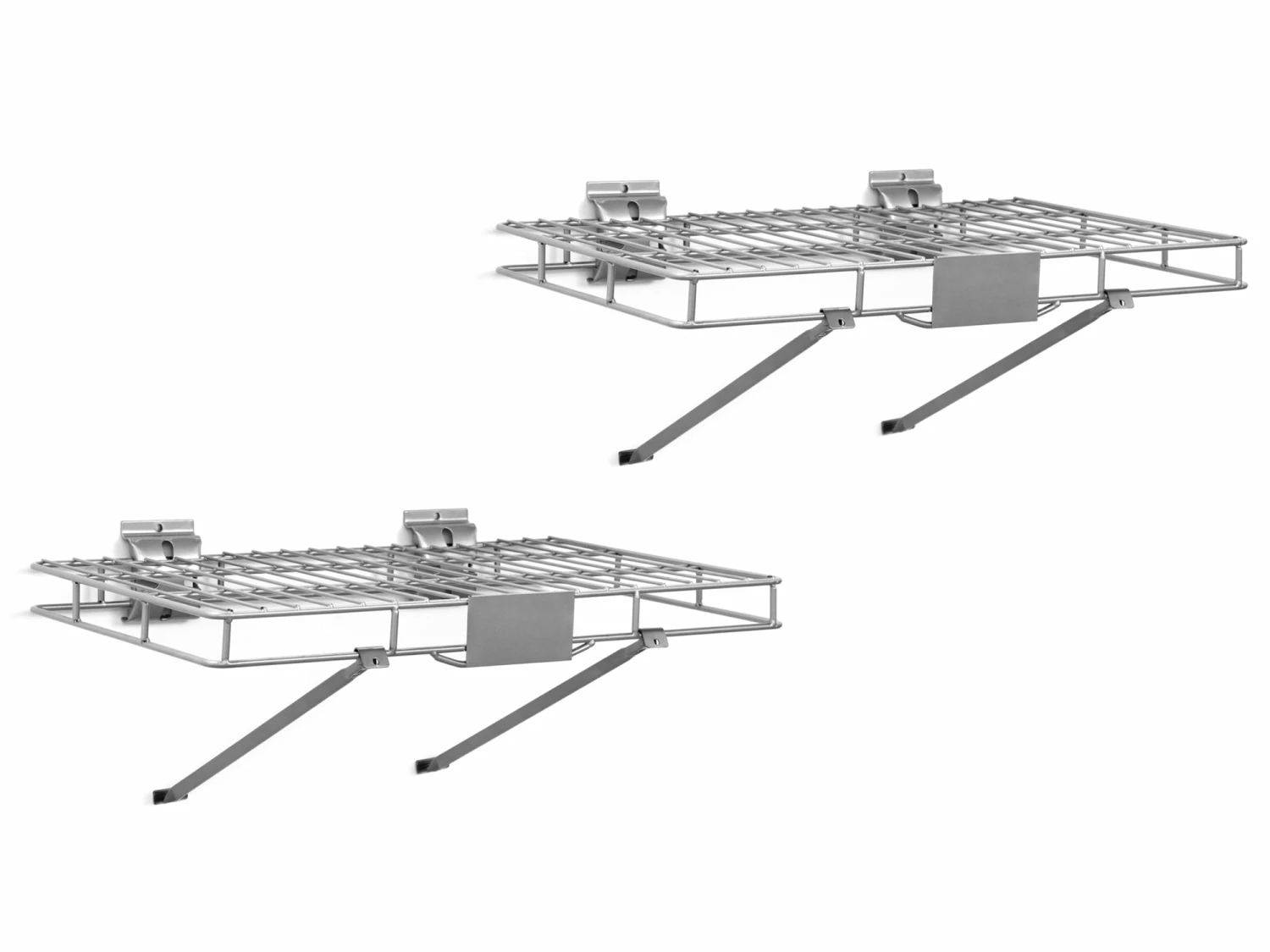 NewAge Products Garage Storage 2ft Wire Shelves (Pack Of 2) 1 NewAge Products Garage Storage 2ft Wire Shelves (Pack Of 2)