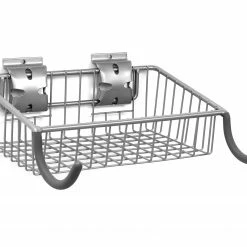 NewAge Products Shallow Basket With Bike Hook (Pack Of 1) Garage Storage