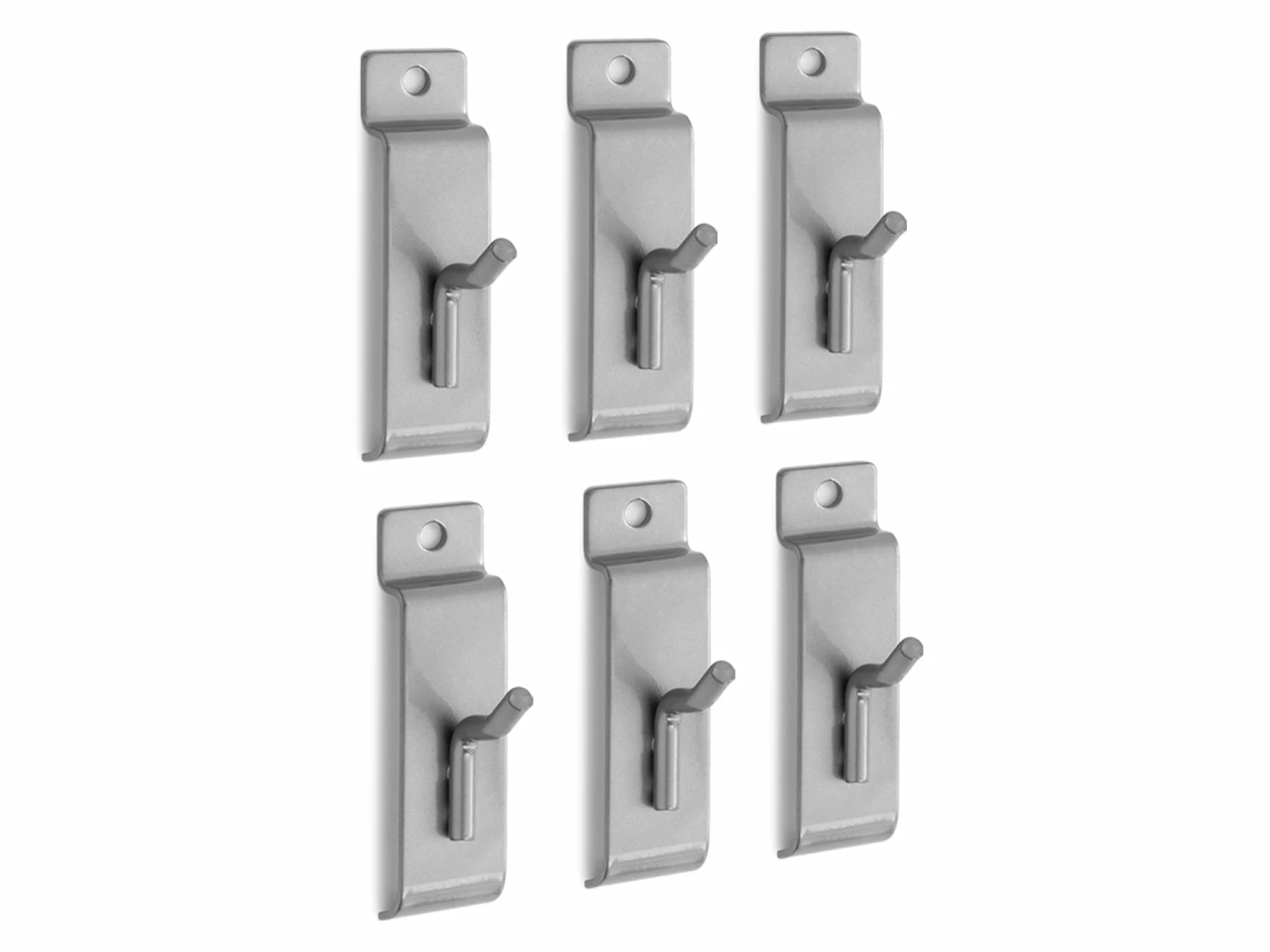 NewAge Products Wall Organization 1 In. Single Hook (Pack Of 6) 1 NewAge Products Wall Organization 1 In. Single Hook (Pack Of 6)