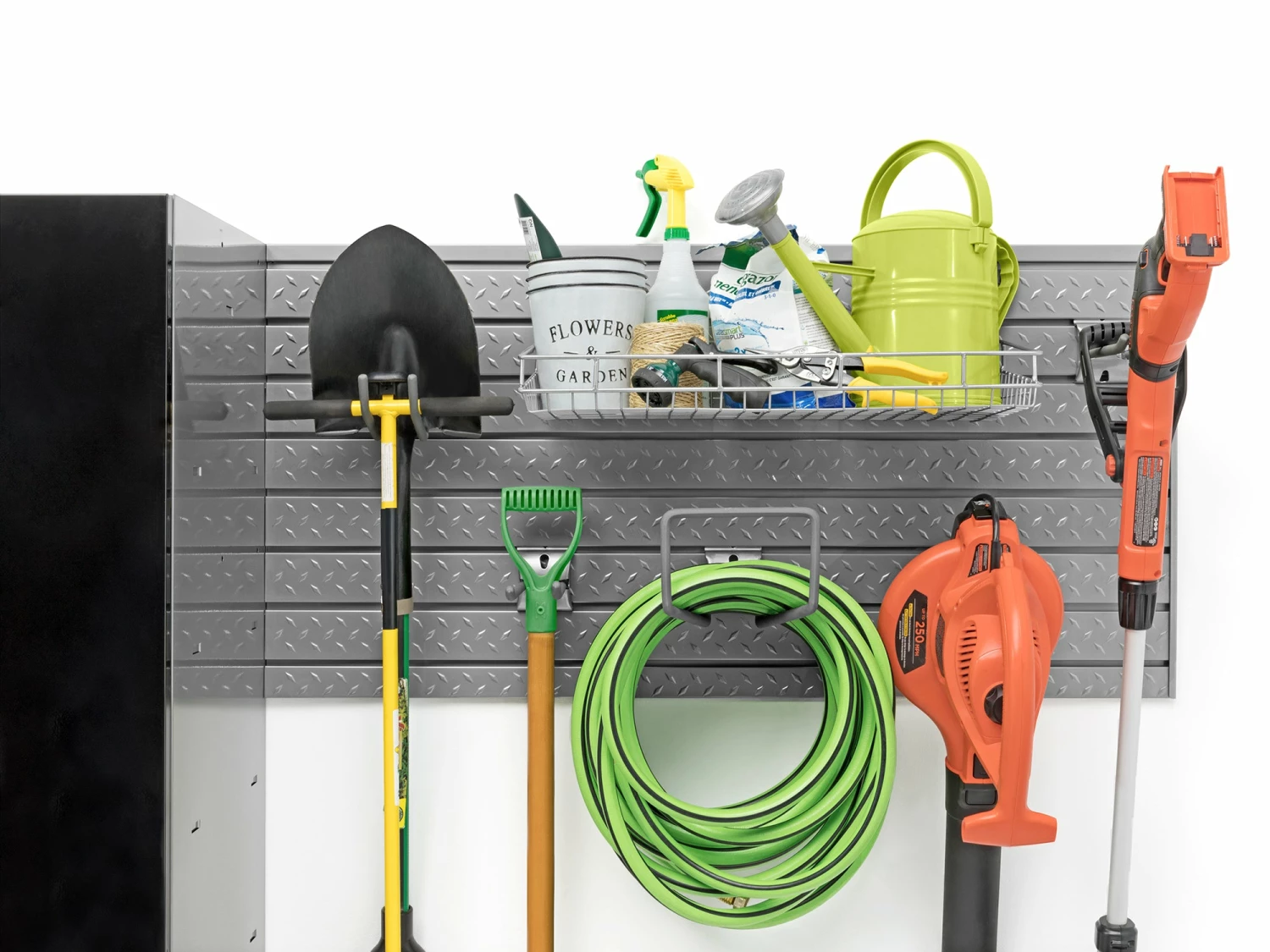 NewAge Products Garage Storage Pro Series 16 Sq. Ft. Steel Slatwall With 40-Piece Accessory Kit 12 NewAge Products Garage Storage Pro Series 16 Sq. Ft. Steel Slatwall With 40-Piece Accessory Kit