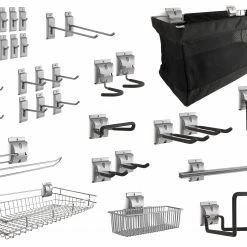 NewAge Products 40-Piece Slatwall Accessory Kit