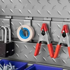 NewAge Products Backsplash Hook Kits - Small (12 Piece) + Large (20 Piece) Garage Storage