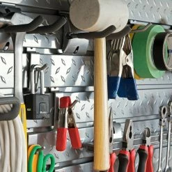 NewAge Products Backsplash Hook Kits - Small (12 Piece) + Large (20 Piece) Garage Storage