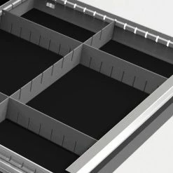 NewAge Products Pro Series Tool Drawer Divider Pack (One Long, Two Short) Garage Storage