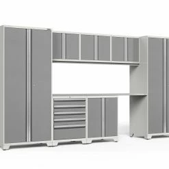 NewAge Products Pro Series 8 Piece Cabinet Set Garage Storage 65 NewAge Products Pro Series 8 Piece Cabinet Set Garage Storage