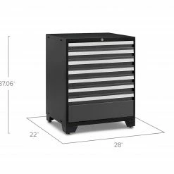 NewAge Products Pro Series 28 In. 7-Drawer Tool Cabinet Garage Storage