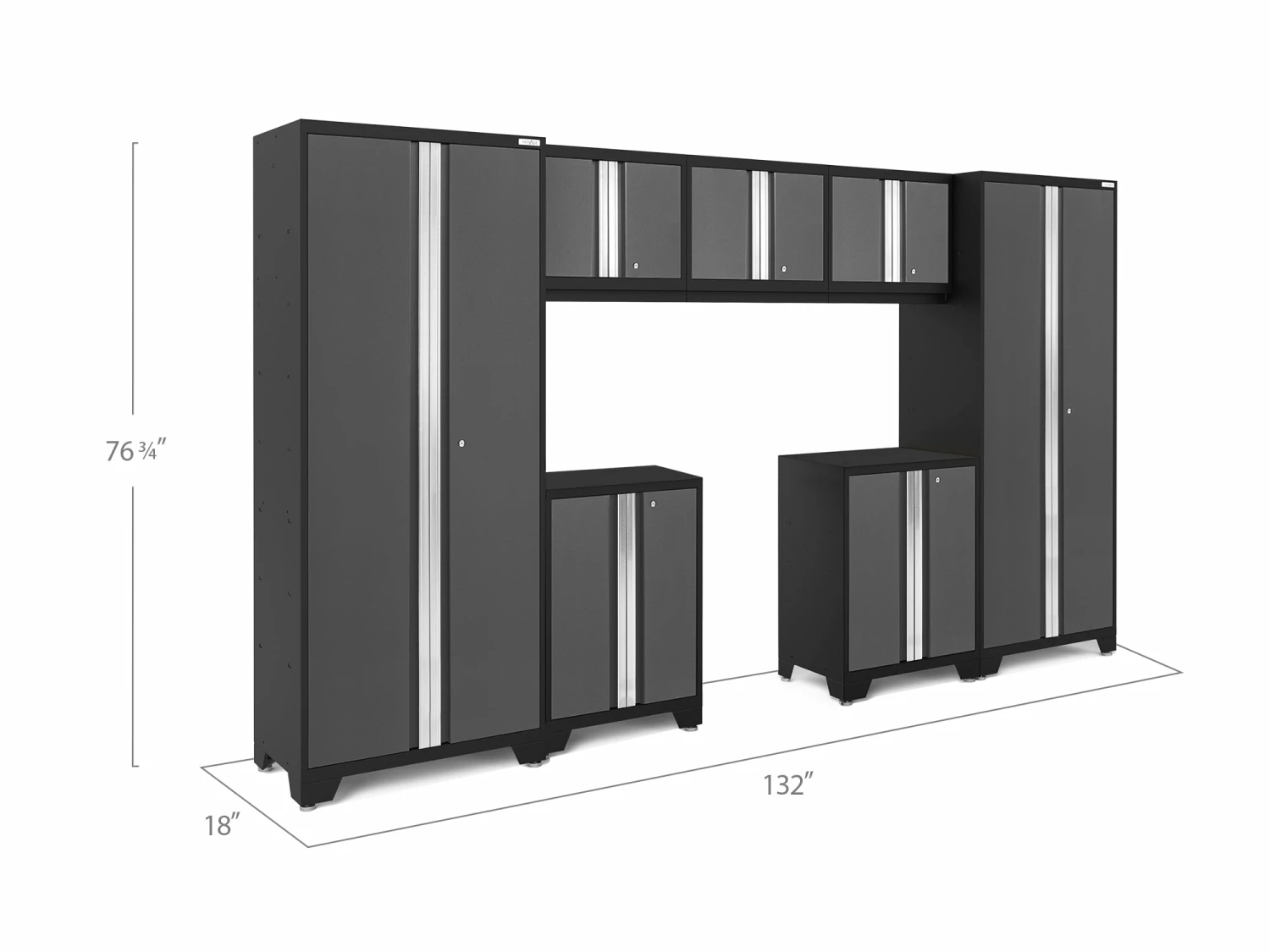 NewAge Products Large Storage Solutions Bold Series 7 Piece Cabinet Set 14 NewAge Products Large Storage Solutions Bold Series 7 Piece Cabinet Set