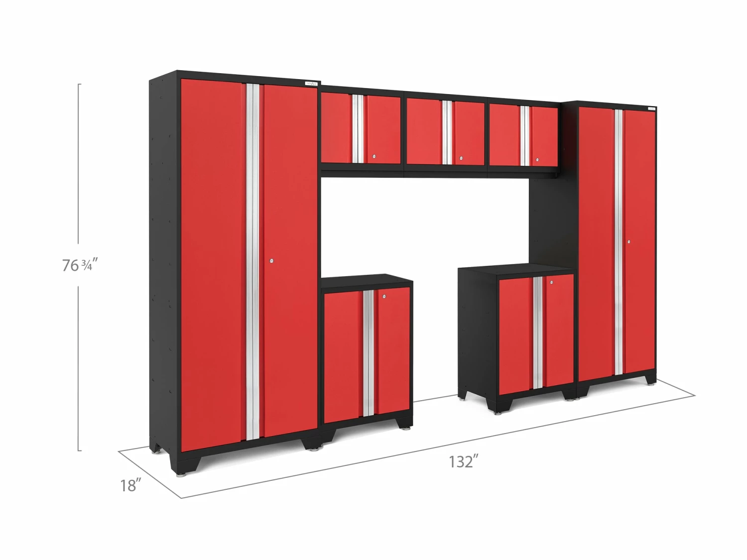 NewAge Products Large Storage Solutions Bold Series 7 Piece Cabinet Set 28 NewAge Products Large Storage Solutions Bold Series 7 Piece Cabinet Set