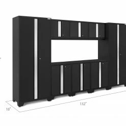 NewAge Products Large Storage Solutions Bold Series 8 Piece Cabinet Set