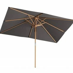 NewAge Products Umbrellas Rectangular Umbrella With Post And Steel Base