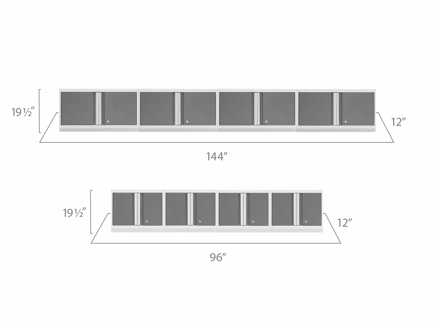 NewAge Products Bold Series 8 Piece Cabinet Set Garage Storage 12 NewAge Products Bold Series 8 Piece Cabinet Set Garage Storage