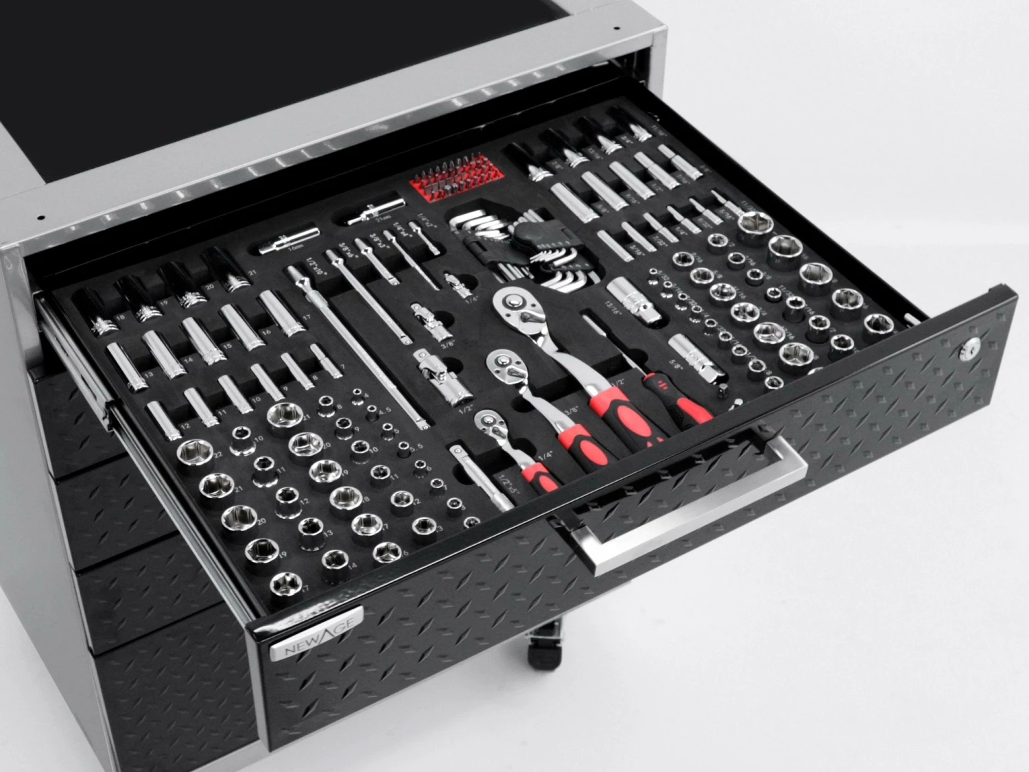 NewAge Products Pro Series Socket Set Tray Tool Storage Solutions 2 NewAge Products Pro Series Socket Set Tray Tool Storage Solutions