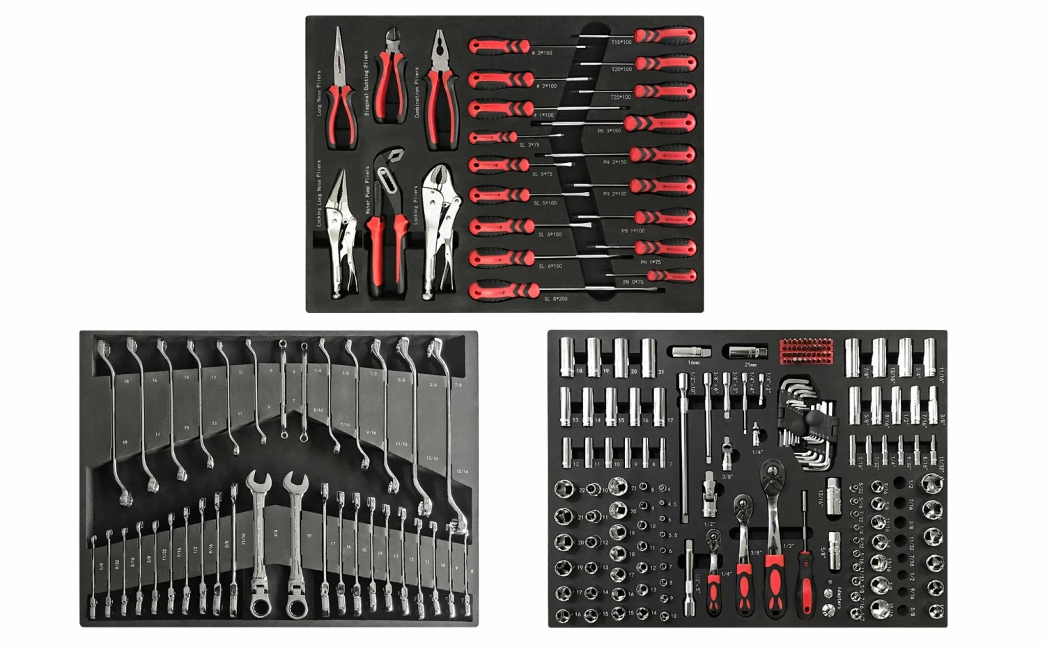 NewAge Products Pro Series Socket, Screwdriver, Plier And Wrench Tray Garage Storage 1 NewAge Products Pro Series Socket, Screwdriver, Plier And Wrench Tray Garage Storage