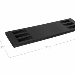 NewAge Products Secure Gun Cabinet Accessory - 36 In. 6 Gun Stock Rest  Garage Storage