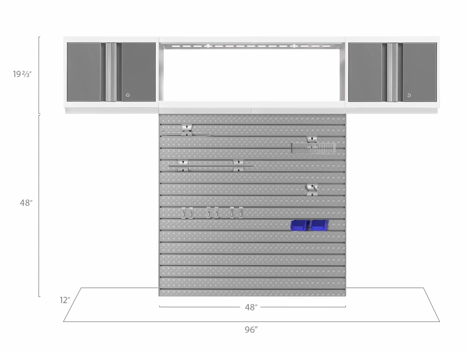 NewAge Products Garage Storage Bold Series 3 Piece Cabinet Set 14 NewAge Products Garage Storage Bold Series 3 Piece Cabinet Set