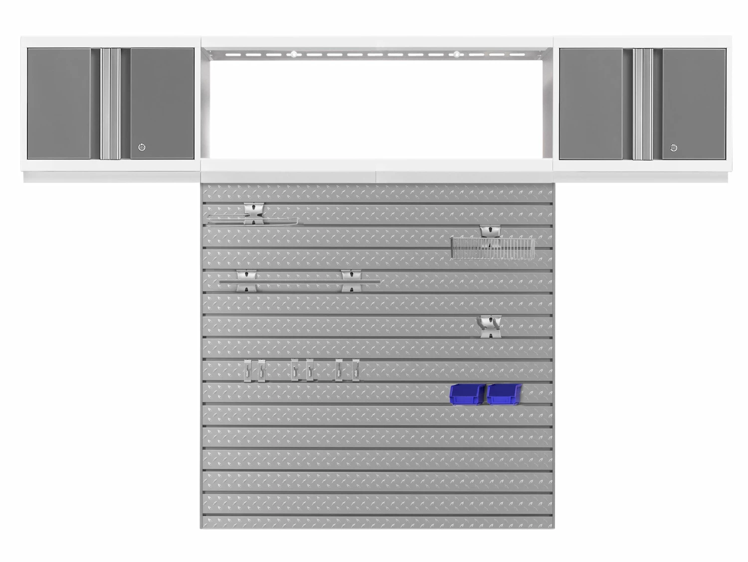 NewAge Products Garage Storage Bold Series 3 Piece Cabinet Set 1 NewAge Products Garage Storage Bold Series 3 Piece Cabinet Set