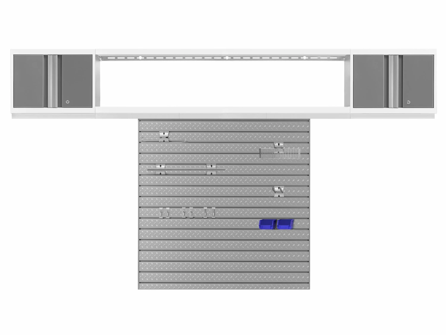 NewAge Products Bold Series 3 Piece Cabinet Set Garage Storage 1 NewAge Products Bold Series 3 Piece Cabinet Set Garage Storage