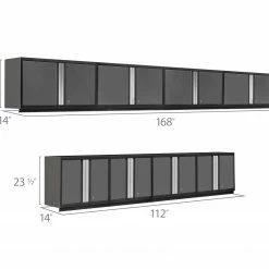 NewAge Products Wall Cabinets Pro Series 8 Piece Cabinet Set