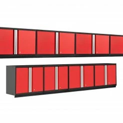 NewAge Products Wall Cabinets Pro Series 8 Piece Cabinet Set