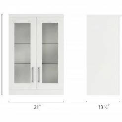 NewAge Products Home Bar Short Wall Cabinet - 21”