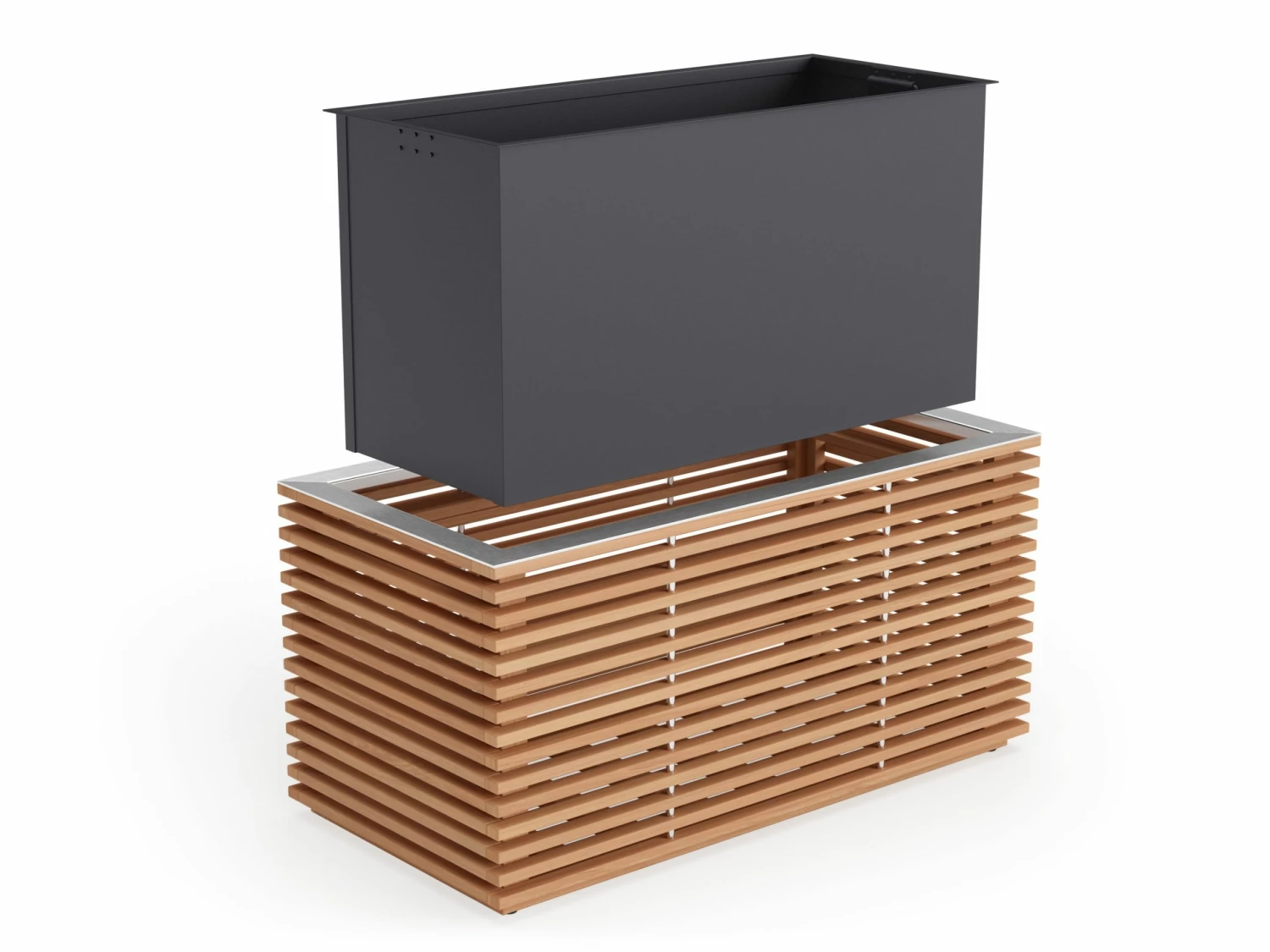 NewAge Products Monterey Rectangular Planter Boxes (Set Of 2) 5 NewAge Products Monterey Rectangular Planter Boxes (Set Of 2)