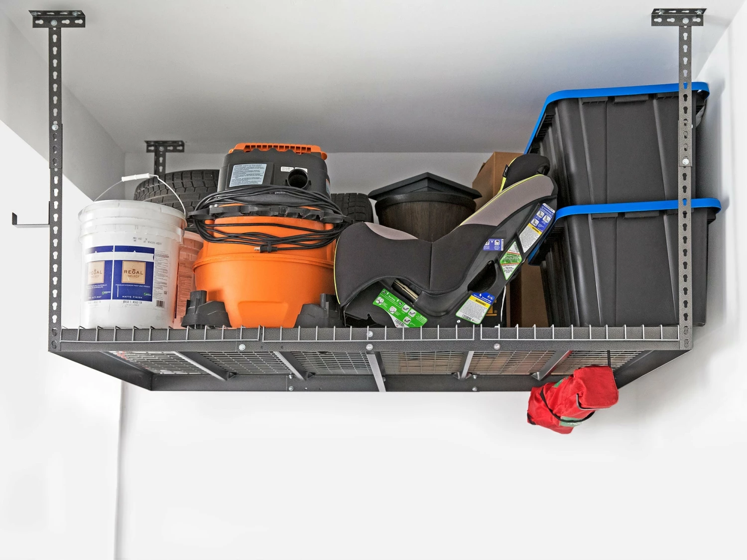 None Garage Storage VersaRac 4 Ft. X 8 Ft. Adjustable Overhead Rack 3 None Garage Storage VersaRac 4 Ft. X 8 Ft. Adjustable Overhead Rack