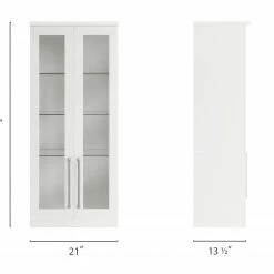 NewAge Products Home Bar Tall Wall Cabinet - 21" Home Bar Cabinets 19 NewAge Products Home Bar Tall Wall Cabinet - 21