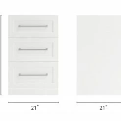 NewAge Products Home Bar 3-Drawer Cabinet - 21” 20 NewAge Products Home Bar 3-Drawer Cabinet - 21”