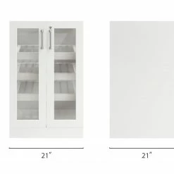 NewAge Products Home Bar Cabinets Home Bar Display Cabinet - 21” 20 NewAge Products Home Bar Cabinets Home Bar Display Cabinet - 21”