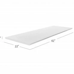 NewAge Products Home Bar Series 42 In. White Melamine Countertop Home Bar Cabinets