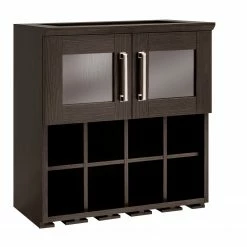 NewAge Products Home Bar Wall Wine Rack Cabinet - 21” Home Bar Cabinets 25 NewAge Products Home Bar Wall Wine Rack Cabinet - 21” Home Bar Cabinets