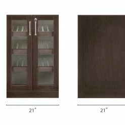 NewAge Products Home Bar Cabinets Home Bar Display Cabinet - 21” 30 NewAge Products Home Bar Cabinets Home Bar Display Cabinet - 21”