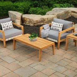 NewAge Products Patio Furniture Lakeside 3 Piece Set With Coffee Table 51 NewAge Products Patio Furniture Lakeside 3 Piece Set With Coffee Table