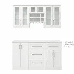 NewAge Products Home Bar 6 Piece Cabinet Set Home Bar Cabinets