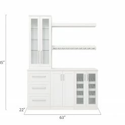 NewAge Products Home Bar Cabinets Home Bar 6 Piece Cabinet Set 28 NewAge Products Home Bar Cabinets Home Bar 6 Piece Cabinet Set