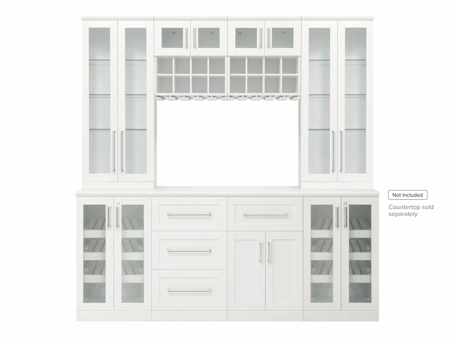 NewAge Products Home Bar Cabinets Home Bar 8 Piece Cabinet Set 1 NewAge Products Home Bar Cabinets Home Bar 8 Piece Cabinet Set