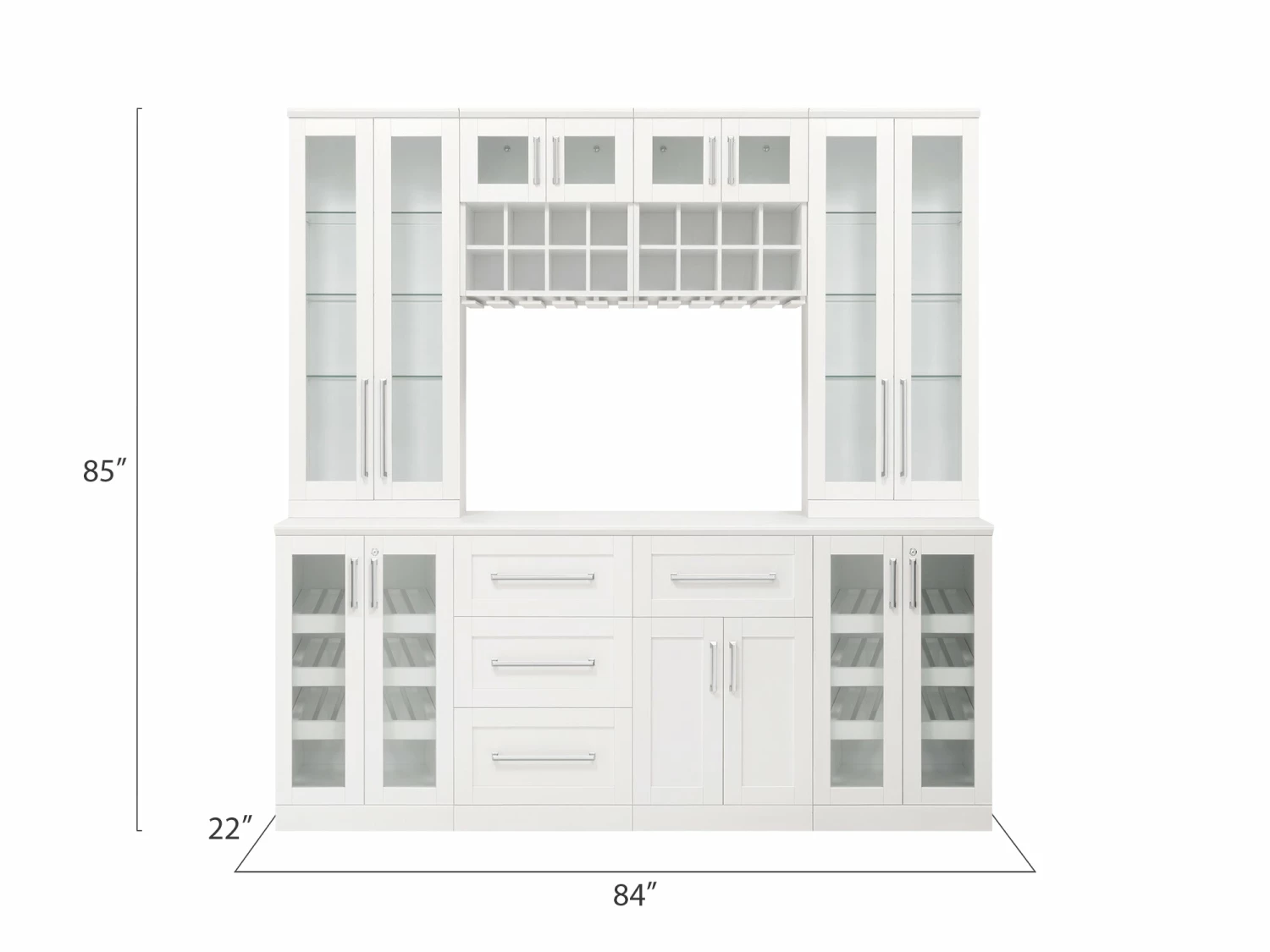 NewAge Products Home Bar Cabinets Home Bar 8 Piece Cabinet Set 3 NewAge Products Home Bar Cabinets Home Bar 8 Piece Cabinet Set