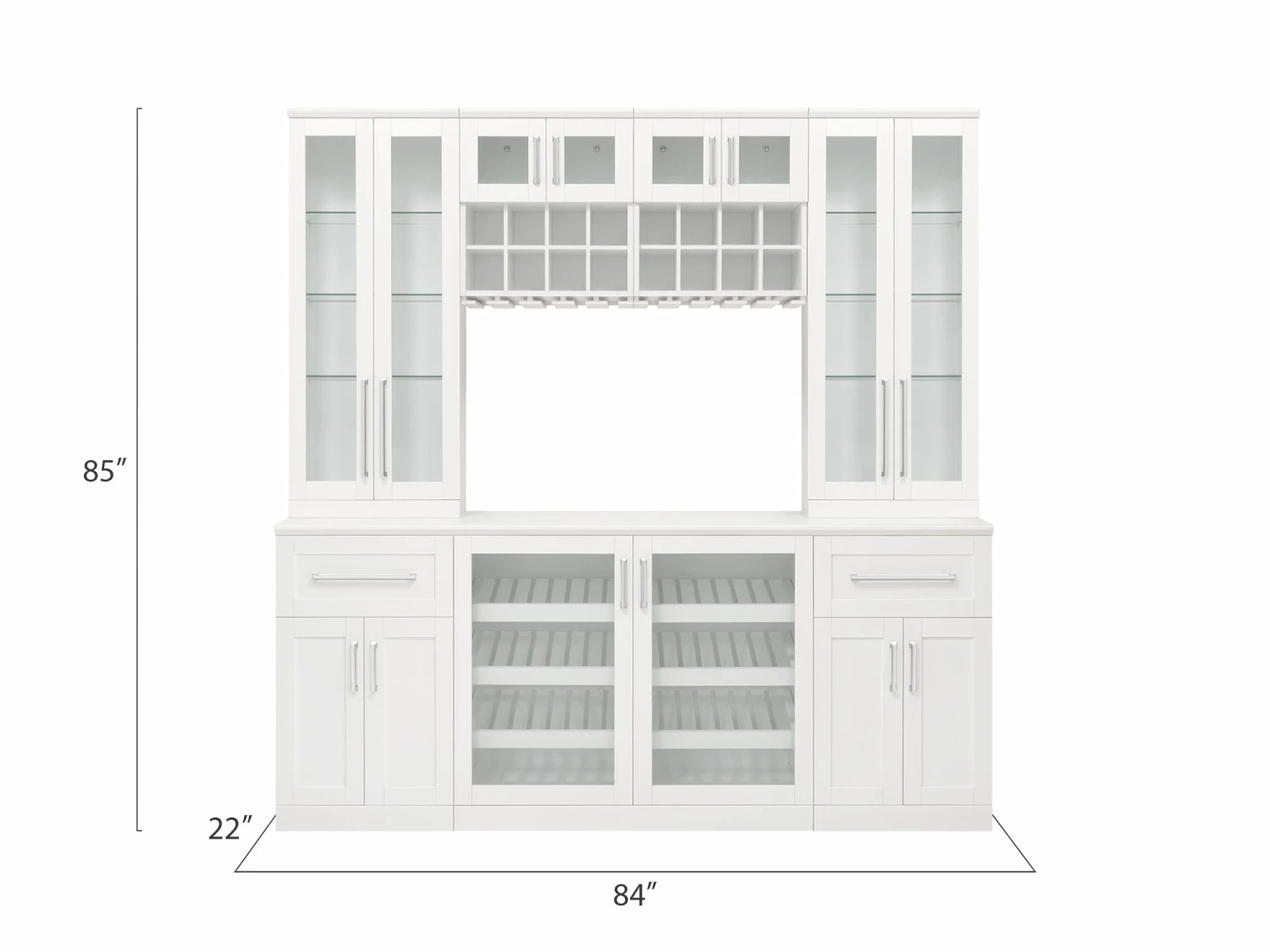 NewAge Products Home Bar Cabinets Home Bar 7 Piece Cabinet Set 3 NewAge Products Home Bar Cabinets Home Bar 7 Piece Cabinet Set